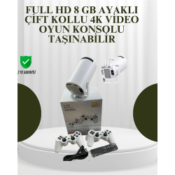 Mey İthalat® Portatif 4K Projeksiyon – 4.000 Uygulama, Kablosuz Yansıtma ve Bluetooth 5.0