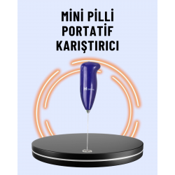 Mey İthalat® Portatif Kahve Köpürtücü – Latte, Cappuccino, Milkshake ve Puding Yapıcı