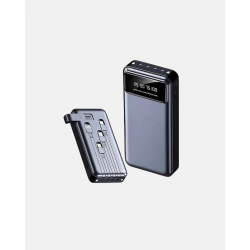 Mey İthalat® Powerbank 20000 mAh LED Fenerli ve Çoklu Güvenlik Korumasına Sahip