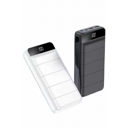 Mey İthalat® Powerbank 50.000 Mah Dijital Göstergeli Taşınabilir 4 Portlu Hızlı Powerbank