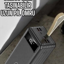Mey İthalat® Powerbank 60.000 MAH Dijital Göstergeli 4 Portlu Taşınabilir