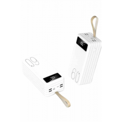 Mey İthalat® Powerbank 60.000 Mah Taşınabilir Şarj Hızlı El Fenerli Dijital Göstergeli