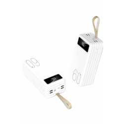 Mey İthalat® Powerbank 60.000 Mah Taşınabilir Şarj Hızlı El Fenerli Dijital Göstergeli