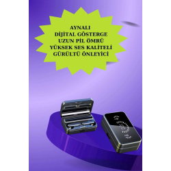 Mey İthalat® Powerbank Bluetooth Kulaklık Ve Yeni Model Akıllı Saat Seti ANC Özelliği Dokunamatik