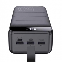 Mey İthalat® Powerbank Çoklu Şarj Girişi 50.000 Mah Taşınabilir Dijital Göstergeli