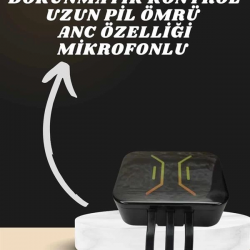 Mey İthalat® Powerbank Kulaklık ve 7 Kordonlu Akıllı Saat Çoklu Şarj Girişi Bluetooth Bağlantılı