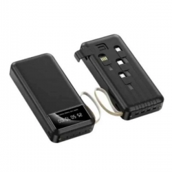 Mey İthalat® Powerbank Şarj Cihazı 4 Çıkışlı 20.000 MAH Powerbank Kompakt Yüksek Kapasiteli Hızlı Şarj