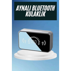 Mey İthalat® Powerbankli Bluetooth Kulaklık Yüksek Ses Aynalı Çift Dijital Gösterge Ekranı