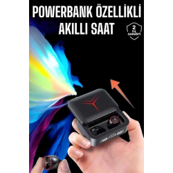 Mey İthalat® Powerbankli Kulaklık Bluetooth Bağlantılı Çoklu Bağlantı