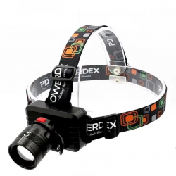 Mey İthalat® Powerdeks PD-7772 Şarjlı Led Kafa Feneri Zoomlu