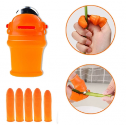 Mey İthalat® Pratik Baş Parmak Sebze Kesme Ayıklayıcı Bayan M Set