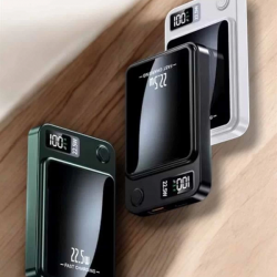 Mey İthalat® Pratik ve Taşınabilir 10.000 mAh Wireless Powerbank Hızlı Şarj Avantajı