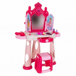Mey İthalat® Pretty Pinky Işıklı ve Sesli Makyaj Masası Oyun Seti