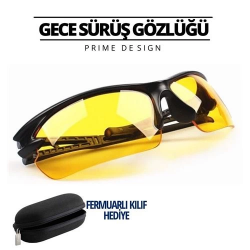 Mey İthalat® Prime Gece Sürüş ve Sis Gözlüğü Özel Kutulu