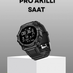 Mey İthalat® Pro Bluetooth Akıllı Saat – Kalp Atış, Kan Basıncı ve Uyku Takibi