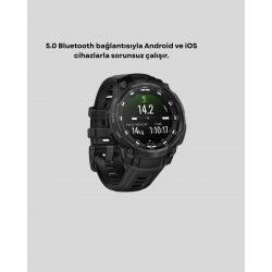 Mey İthalat® Pro Bluetooth Akıllı Saat – Kalp Atış, Kan Basıncı ve Uyku Takibi