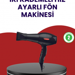 Mey İthalat® Profesyonel 2200W Saç Kurutma Makinesi Yüksek Performans