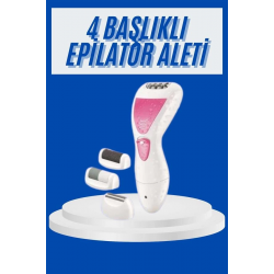 Mey İthalat® Profesyonel 4in1 Çok Amaçlı Epilasyon Aleti Şarjlı Pratik Taşınabilir