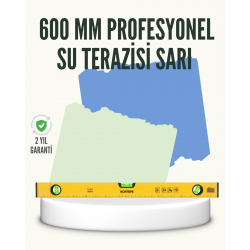 Mey İthalat® Profesyonel 600 mm Su Terazisi Duvar ve Montaj İşleri İçin