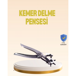 Mey İthalat® Profesyonel Deri Delme Pensesi Döner Başlıklı Kemer Delici 6 Fonksiyonlu