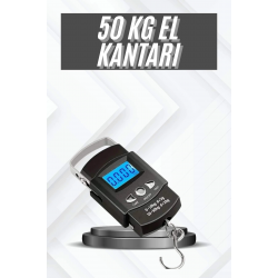 Mey İthalat® Profesyonel El Terazisi El Kantarı 50 Kg Dijital Göstergeli Tartı