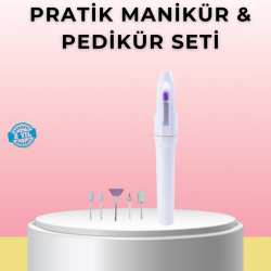 Mey İthalat® Profesyonel Elektrikli Tırnak Bakım Matkap Seti – Düşük Gürültü ve Taşınabilir Tasarım