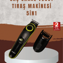 Mey İthalat® Profesyonel Erkek Saç Sakal Şekillendirme ve Vücut Bakım Seti Şarjlı Tıraş Makinesi