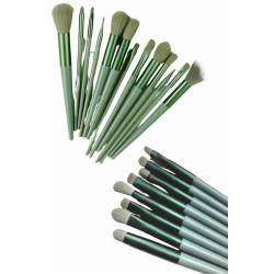 Mey İthalat® Profesyonel Makyaj Fırça Seti 13 Parça Yumuşak Kıllı Fırça Seti Far Fırçası