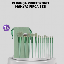 Mey İthalat® Profesyonel Makyaj Fırça Seti Yumuşak Kıllı Taşınabilir Çantalı