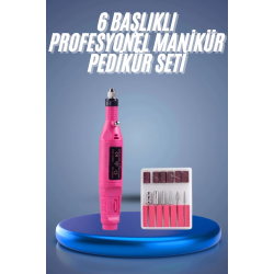 Mey İthalat® Profesyonel Manikür Pedikür Seti Törpü Makinesi Protez Tırnak Çıkarma