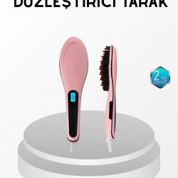 Mey İthalat® Profesyonel Saç Düzleştirici Tarak – 230°C Maksimum Isı, Hızlı Isınma ve Seramik Plaka