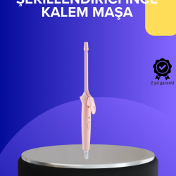 Mey İthalat® Profesyonel Saç Maşası 9mm Seramik Kaplama İnce Bukle Maşası