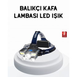 Mey İthalat® Profesyonel Şarjlı LED Far – IPX5 Suya Dayanıklı, 4 Işık Modu, Hareket Sensörlü