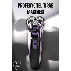 Mey İthalat® Profesyonel Şarjlı Saç ve Sakal Tıraş Makinesi Hassas Kesim
