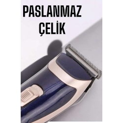 Mey İthalat® Profesyonel Şarjlı Saç ve Sakal Traş Makinesi Kolay Kullanım