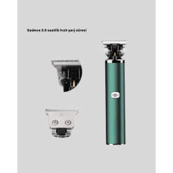 Mey İthalat® Profesyonel Şarjlı Tıraş Makinesi – 180 Dakika Kullanım, 2.5 Saat Hızlı Şarj, Evrensel USB Şarj Girişli