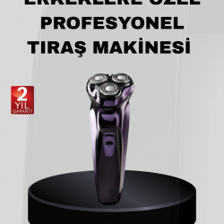 Mey İthalat® Profesyonel Şarjlı Tıraş Makinesi Ayarlanabilir Başlıklı Kablosuz