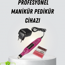 Mey İthalat® Profesyonel Tırnak Manikür Aleti – Şarjlı, Ayarlanabilir Hız, Düşük Titreşim ve Sessiz Motor Teknolojisi