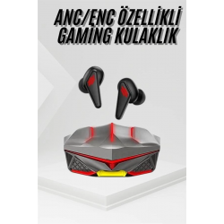 Mey İthalat® Profesyonel TWS Işıklı Kablosuz Bluetooth Kulaklık Oyuncu Kulaklığı