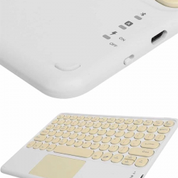 Mey İthalat® Profesyonel Wifi Q Klavye Bluetooth Klavye Touchpad 10.8 Inç