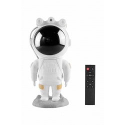Mey İthalat® Projeksiyon Astronot Lamba Speaker Sevimli Astronot Bluetooth Hoparlör