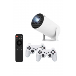 Mey İthalat® Projeksiyon Cihazı Video Oyun Konsolu 8 GB Hafıza LCD Ekran Kumandalı
