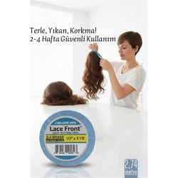Mey İthalat® Protez Saç Bandı - 2-4 Haftalık Peruk Bandı Walker Tape Lace Front 1cmx2.75  metre