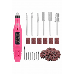 Mey İthalat® Protez Tırnak Ayak Nasır Ve Tırnak Mantar Makinesi Elektrikli 12v Tırnak Törpü Seti