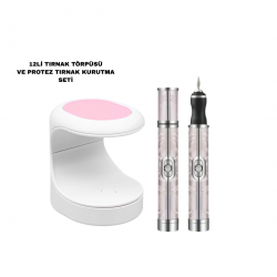 Mey İthalat® PROTEZ TIRNAK KURUTMA TÖRPÜ SETİ
