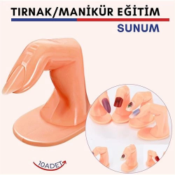 Mey İthalat® Protez Tırnak Manikür Eğitim ve Sunum Parmakları 10 adet