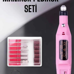 Mey İthalat® Protez Tırnak Manikür ve Pedikür Seti Elektrikli