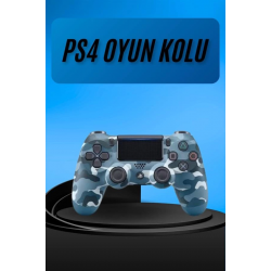 Mey İthalat® PS4 Joystick Oyun Kolu Titreşimli Uzun Pil Ömrü USB Şarj Kablolu