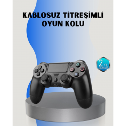 Mey İthalat® PS4 Uyumlu Kablosuz Oyun Kolu – Gerçekçi Titreşimli Geri Bildirim