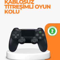 Mey İthalat® PS4 Uyumlu Kablosuz Oyun Kolu – Titreşimli, Şarjlı ve Ergonomik